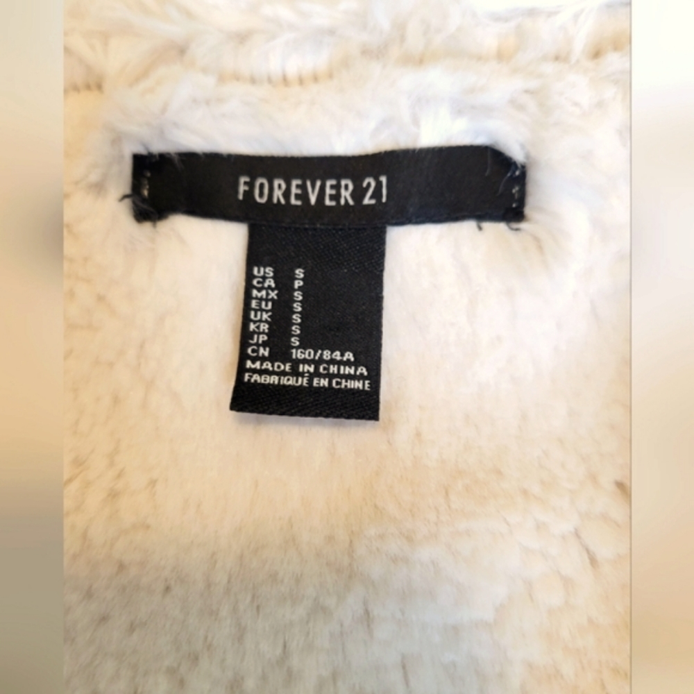 Faux Fur Lined Suede Aviator Jacket by FOREVER 21 - Picture 5 of 15